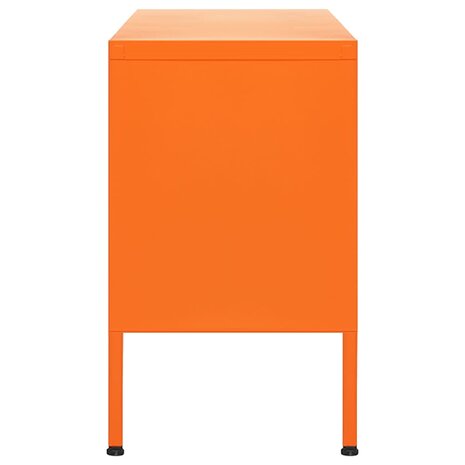 Tv-meubel 105x35x50 cm staal oranje 4