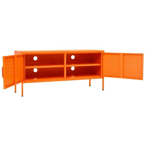 Tv-meubel 105x35x50 cm staal oranje 6