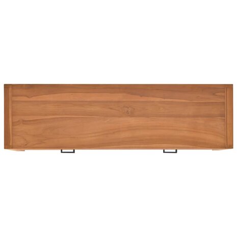 Tv-meubel 120x40x45 cm massief teakhout 6