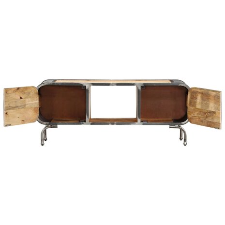 Tv-meubel 110x30x42 cm massief mangohout 3