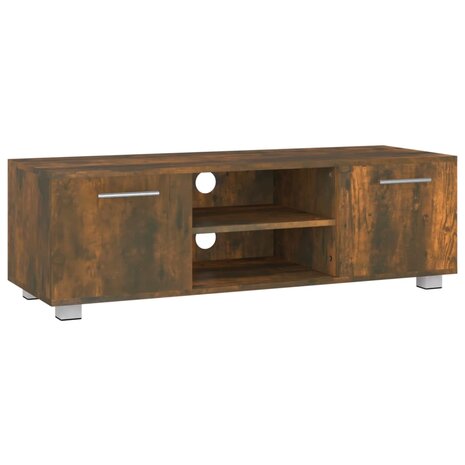 Tv-meubel 110x40x35 cm bewerkt hout gerookt eikenkleurig 2