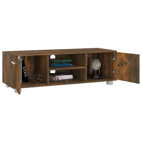 Tv-meubel 110x40x35 cm bewerkt hout gerookt eikenkleurig 7