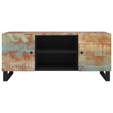 Tv-meubel 105x33x46 cm massief teruggewonnen hout 4