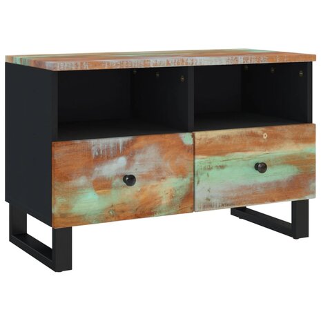 Tv-meubel 70x33x46cm massief teruggewonnen hout 12