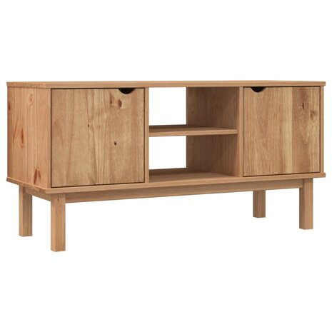 Tv-meubel OTTA 113,5x43x57 cm massief grenenhout 2