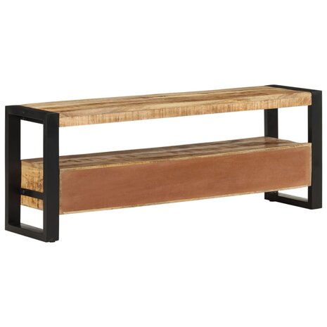 Tv-meubel 120x30x45 cm massief mangohout 3