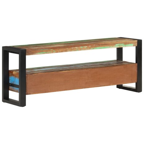 Tv-meubel 120x30x45 cm massief gerecycled hout 3