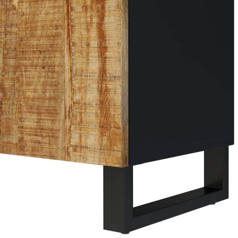 Tv-meubel 105x33,5x46 cm massief mangohout en bewerkt hout 8