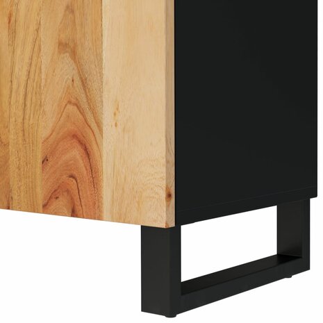 Tv-meubel 105x33,5x46 cm massief acaciahout en bewerkt hout 6