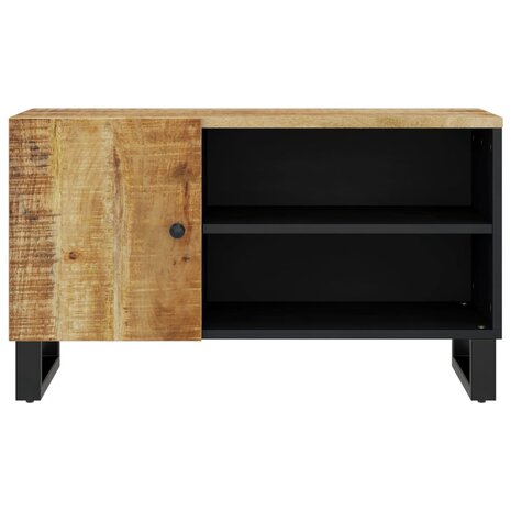 Tv-meubel 80x33x46 cm massief mangohout en bewerkt hout 5