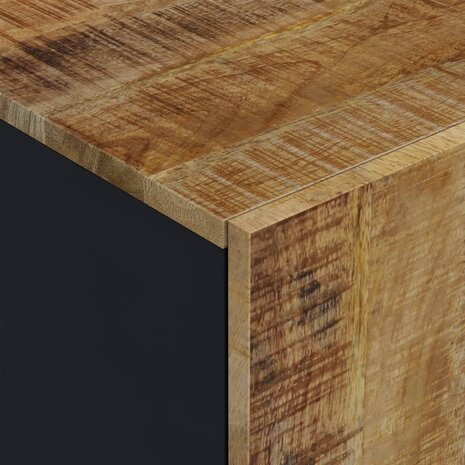 Tv-meubel 80x33x46 cm massief mangohout en bewerkt hout 7