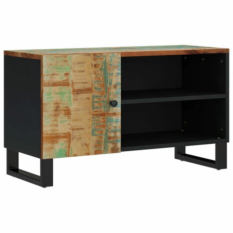 Tv-meubel 80x33x46 cm massief hout gerecycled en bewerkt hout 12