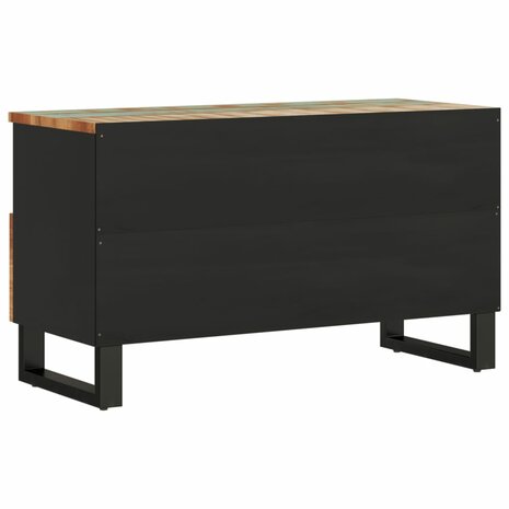 Tv-meubel 80x33x46 cm massief hergebruikt hout en bewerkt hout 7