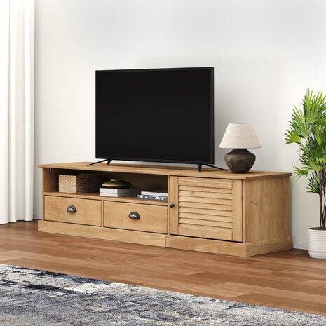 Tv-meubel VIGO 156x40x40 cm massief grenenhout 1