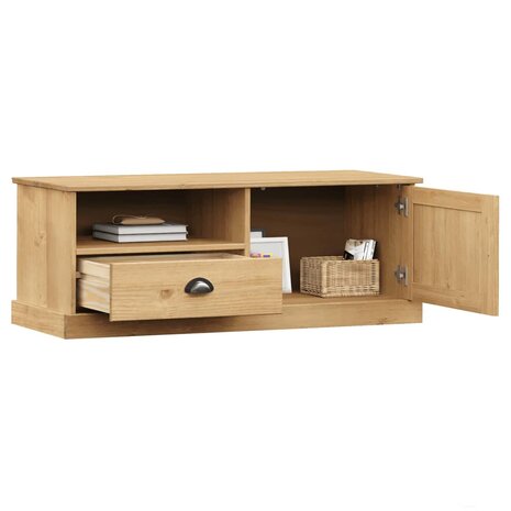 Tv-meubel VIGO 106x40x40 cm massief grenenhout 3