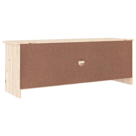 TV-meubel ALTA 112x35x41 cm massief grenenhout 6