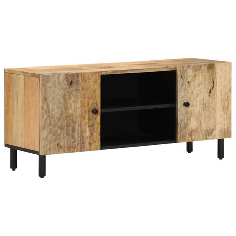 Tv-meubel 105x33x46cm massief mangohout 1