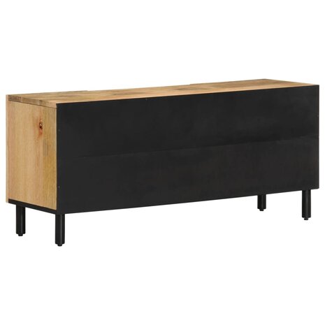 Tv-meubel 105x33x46cm massief mangohout 5