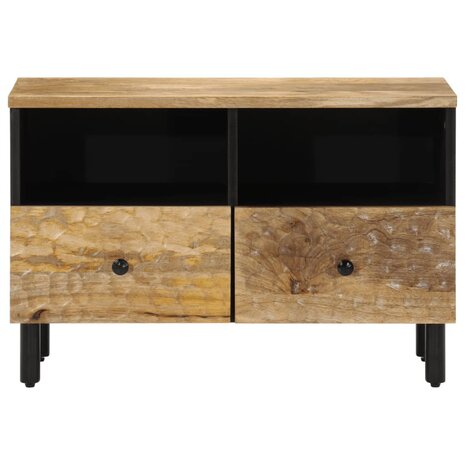 Tv-meubel 70x33x46 cm massief mangohout 4