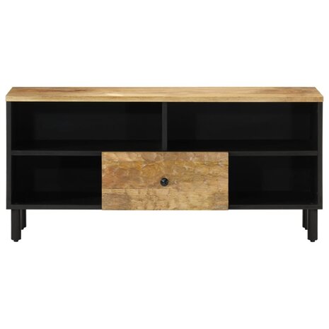 Tv-meubel 100x33x46 cm massief mangohout 3