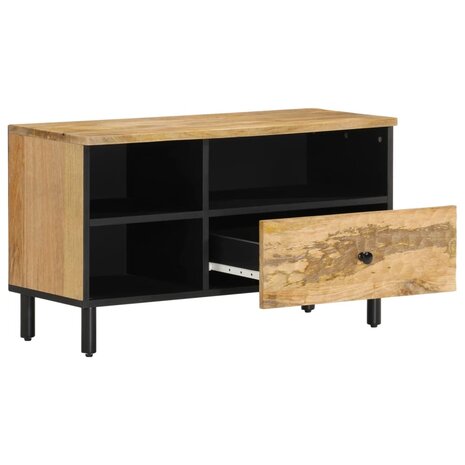 Tv-meubel 80x33x46 cm massief mangohout 2