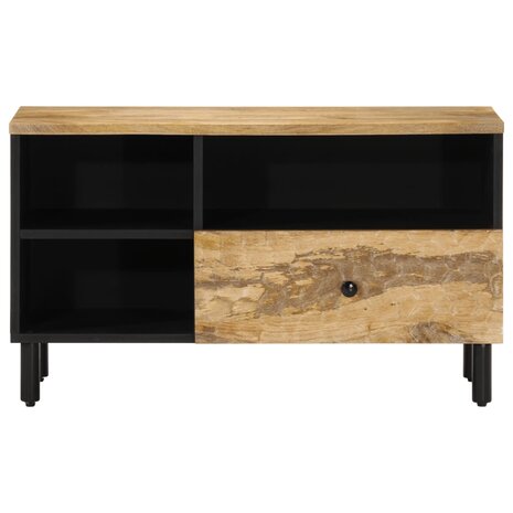 Tv-meubel 80x33x46 cm massief mangohout 3