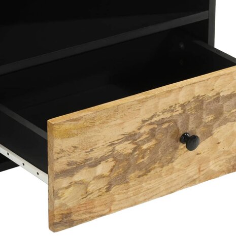 Tv-meubel 80x33x46 cm massief mangohout 8