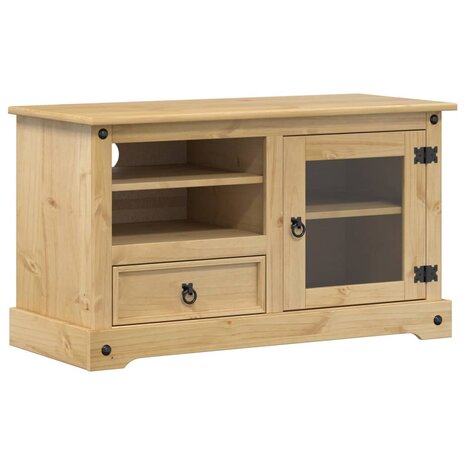 Tv-meubel Corona 100x45x58 cm massief grenenhout 2