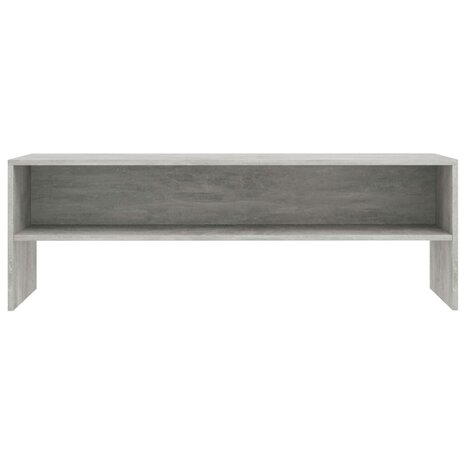 Tv-meubel 120x40x40 cm bewerkt hout betongrijs 4