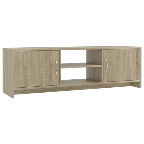 Tv-meubel 120x30x37,5 cm bewerkt hout sonoma eikenkleurig 2