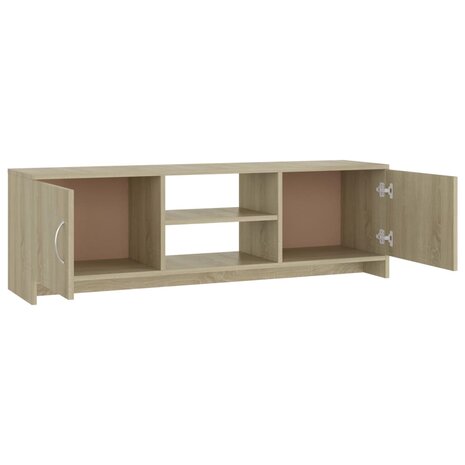 Tv-meubel 120x30x37,5 cm bewerkt hout sonoma eikenkleurig 5