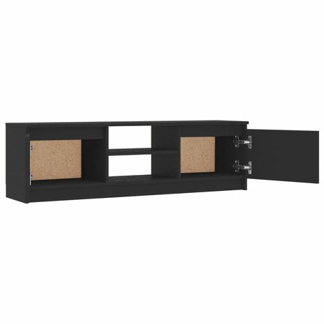 Tv-meubel 120x30x35,5 cm bewerkt hout grijs 5