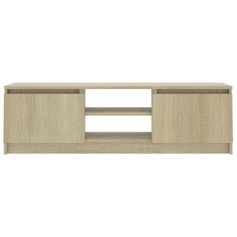 Tv-meubel 120x30x35,5 cm bewerkt hout sonoma eikenkleurig 6