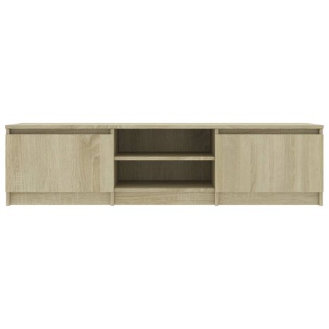 Tv-meubel 140x40x35,5 cm bewerkt hout sonoma eikenkleurig 4