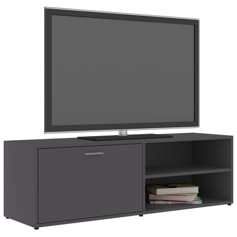 Tv-meubel 120x34x37 cm bewerkt hout grijs 3