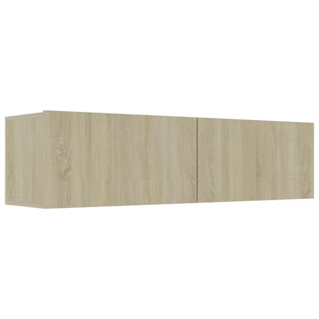 Tv-meubel 120x30x30 cm bewerkt hout sonoma eikenkleurig 2