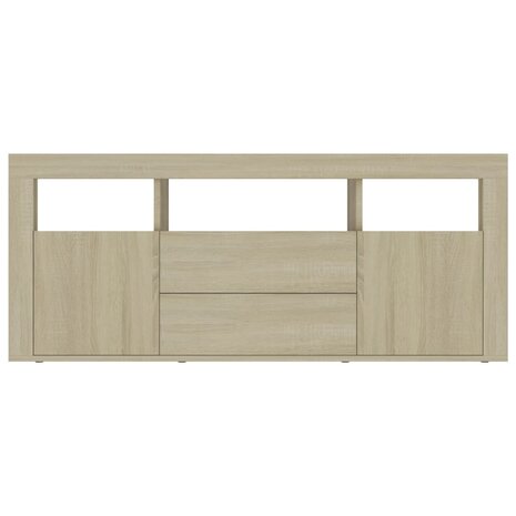 Tv-meubel 120x30x50 cm bewerkt hout sonoma eikenkleurig 6