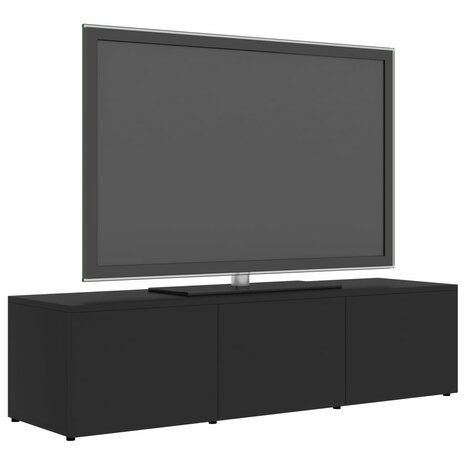 Tv-meubel 120x34x30 cm bewerkt hout grijs 3