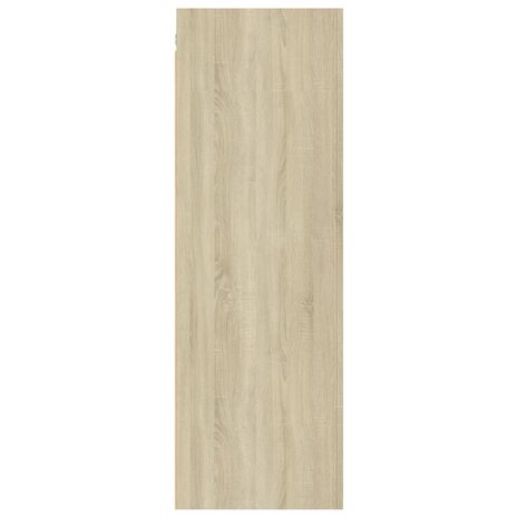 Tv-meubels 2 st 30,5x30x90 cm bewerkt hout sonoma eikenkleurig 4