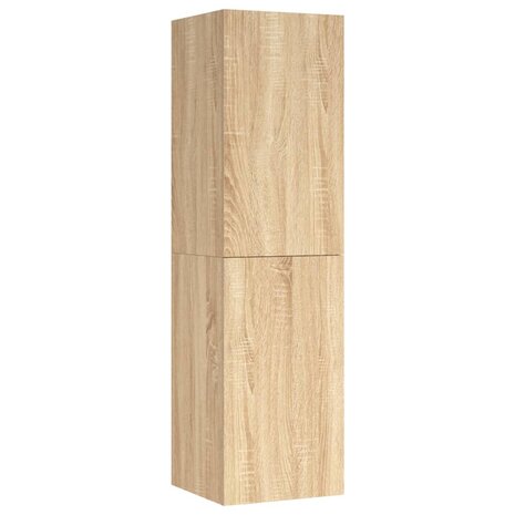 Tv-meubels 2 st 30,5x30x110 cm bewerkt hout sonoma eikenkleurig 3