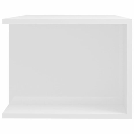 Tv-meubel met LED-verlichting 90x39x30 cm hoogglans wit 9