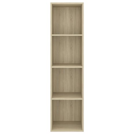 Tv-wandmeubel 37x37x142,5 cm bewerkt hout sonoma eikenkleurig 4