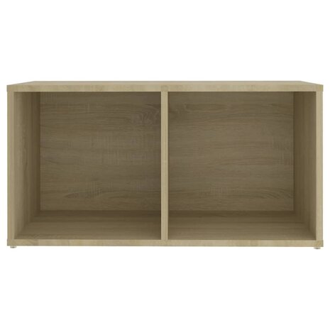 Tv-meubel 72x35x36,5 cm bewerkt hout sonoma eikenkleurig 5