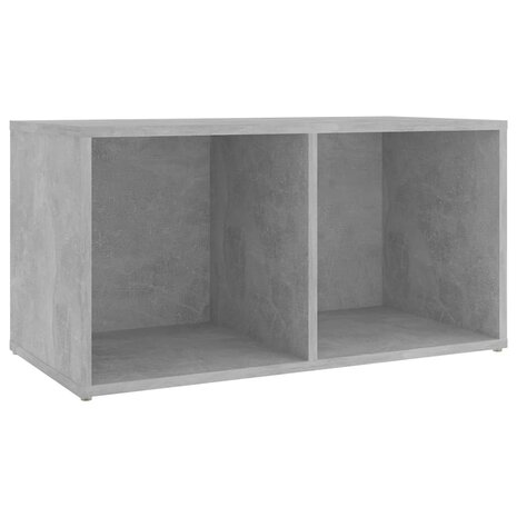 Tv-meubel 72x35x36,5 cm bewerkt hout betongrijs 2