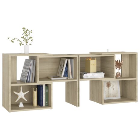 Tv-meubel 104x30x52 cm bewerkt hout sonoma eikenkleurig 5