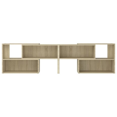 Tv-meubel 149x30x52 cm bewerkt hout sonoma eikenkleurig 5