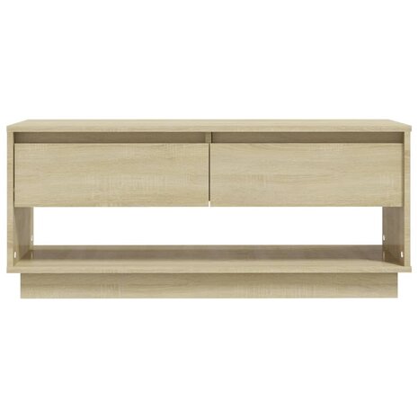 Tv-meubel 102x41x44 cm bewerkt hout sonoma eikenkleurig 5