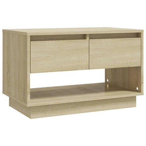 Tv-meubel 70x41x44 cm bewerkt hout sonoma eikenkleurig 2