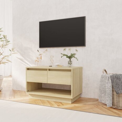 Tv-meubel 70x41x44 cm bewerkt hout sonoma eikenkleurig 3