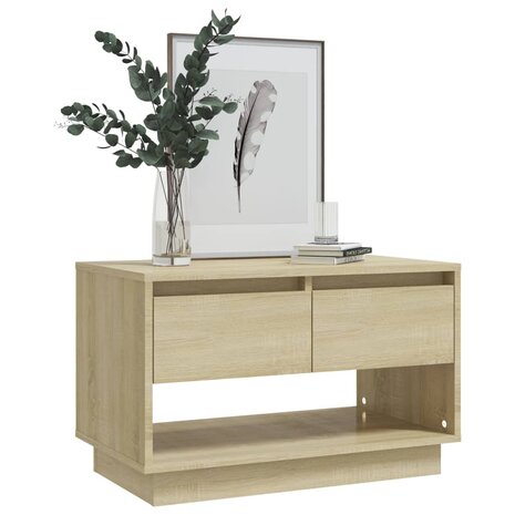 Tv-meubel 70x41x44 cm bewerkt hout sonoma eikenkleurig 4